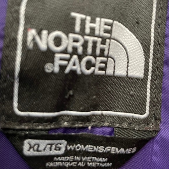 The North Face Women's 550 Purple Goose Down Ski Slope Puffer Jacket Size XL - Picture 7 of 9